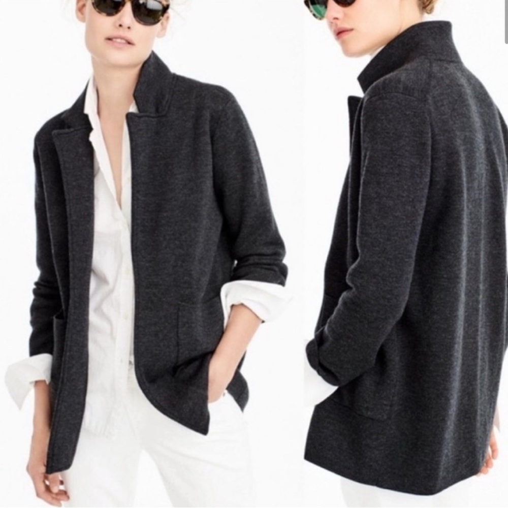 J.Crew Sophie Open Front Sweater Blazer